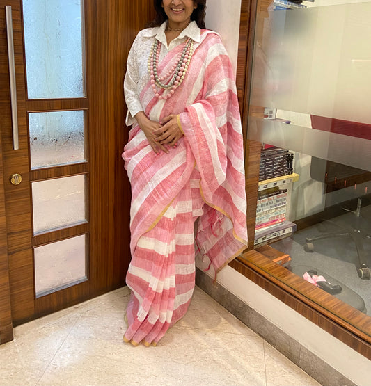 FORMAL LINEN SAREE