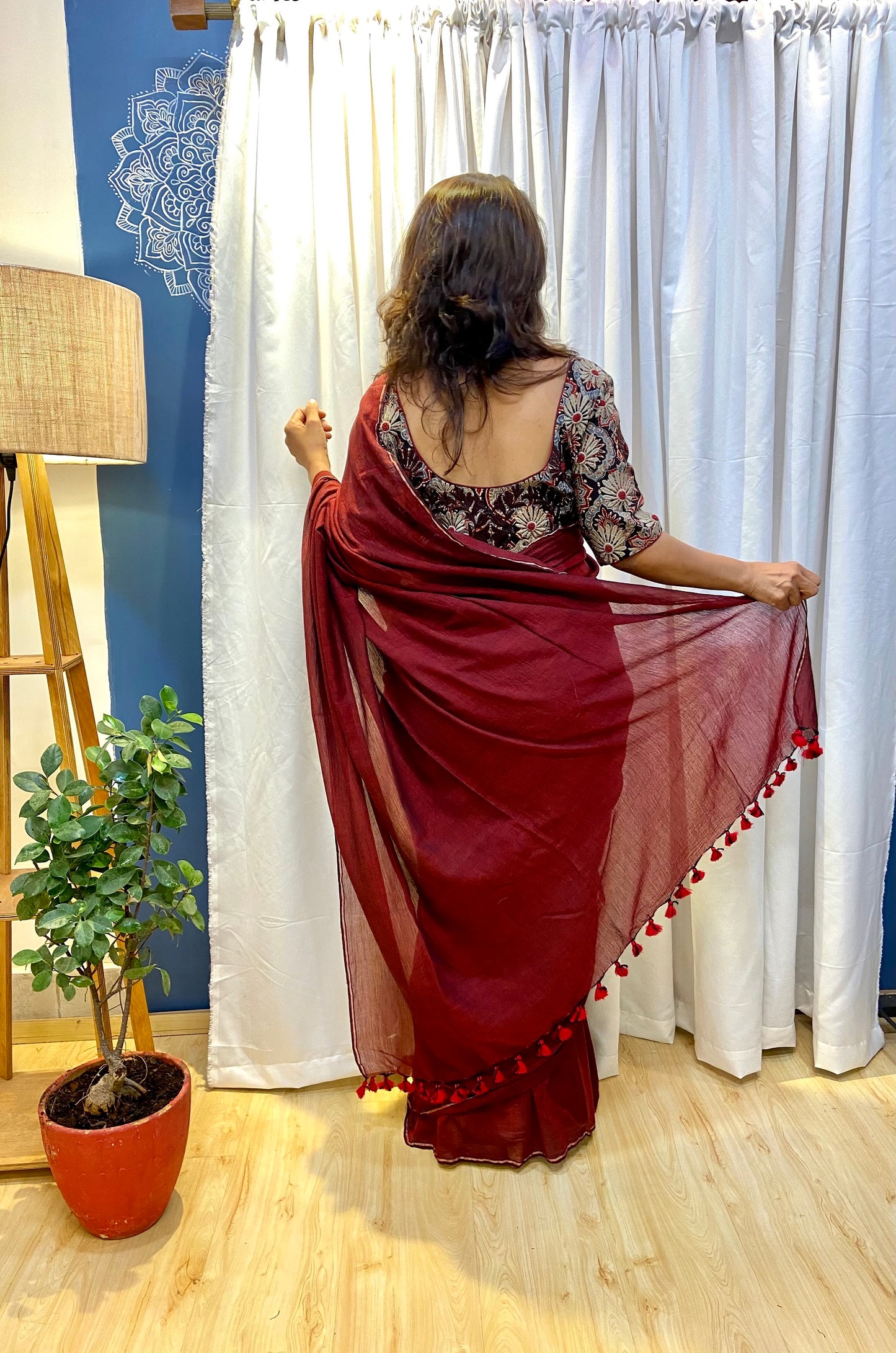 APRATA - APPLE PIE (MAROON) SAREE