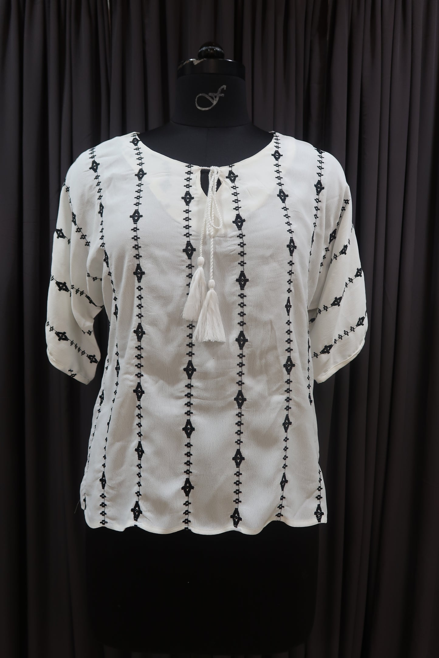 LOOSE FIT BLOUSE ( WHITE )