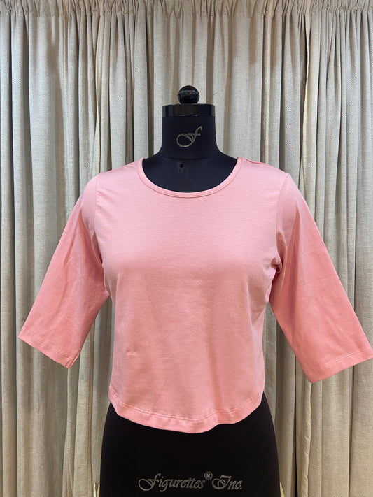 T-SHIRT BLOUSE - LIGHT PINK