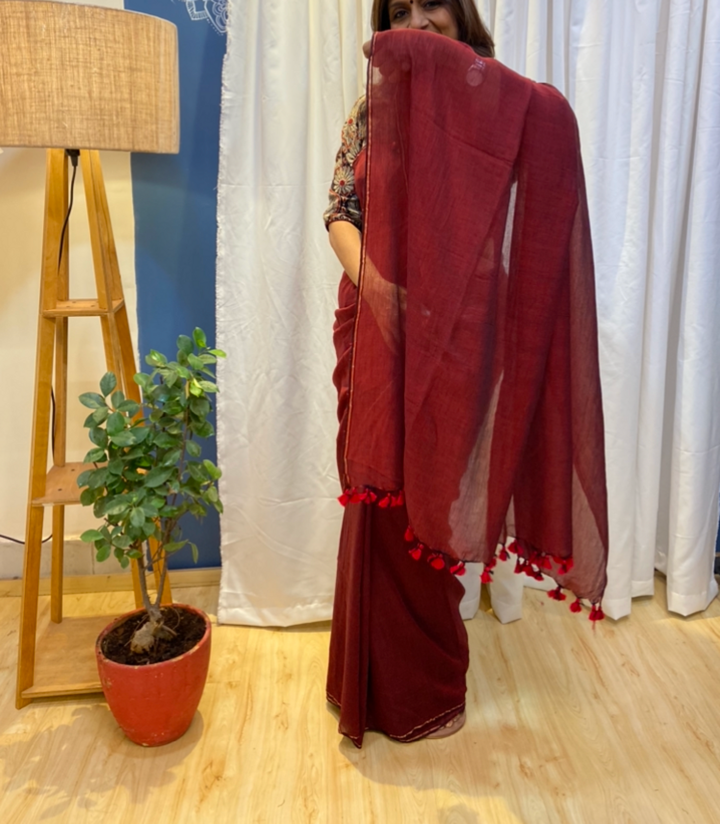 APRATA - APPLE PIE (MAROON) SAREE